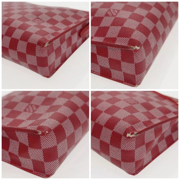 LOUIS VUITTON Damier Color Module Clutch Bag 2way Red - Picture 16 of 16